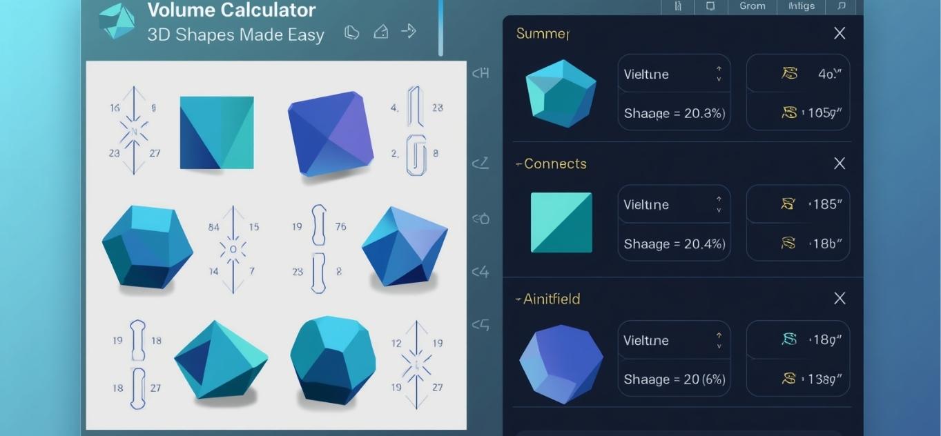Volume Calculator — 3D Shapes Made Easy